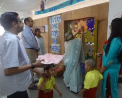 Happy faces on first day at school